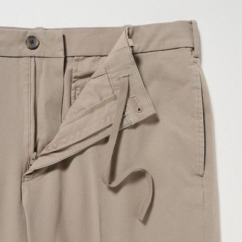 Pantalon Uniqlo Smart Ankle Hombre Beige | 542180_PE