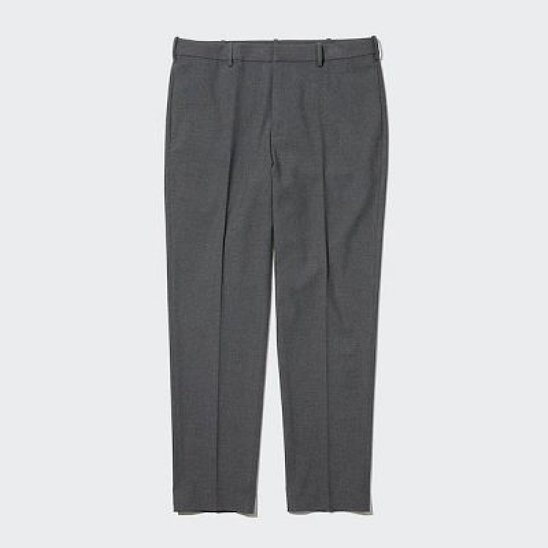 Pantalon Uniqlo Smart Ankle Hombre Gris | 795013_PE