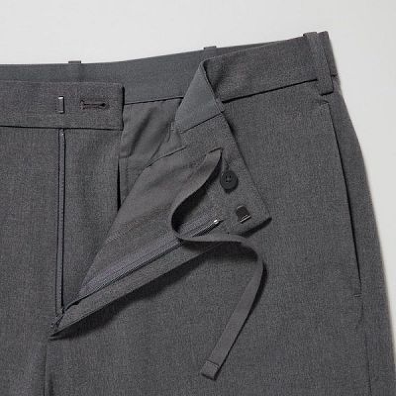 Pantalon Uniqlo Smart Ankle Hombre Gris | 827061_PE