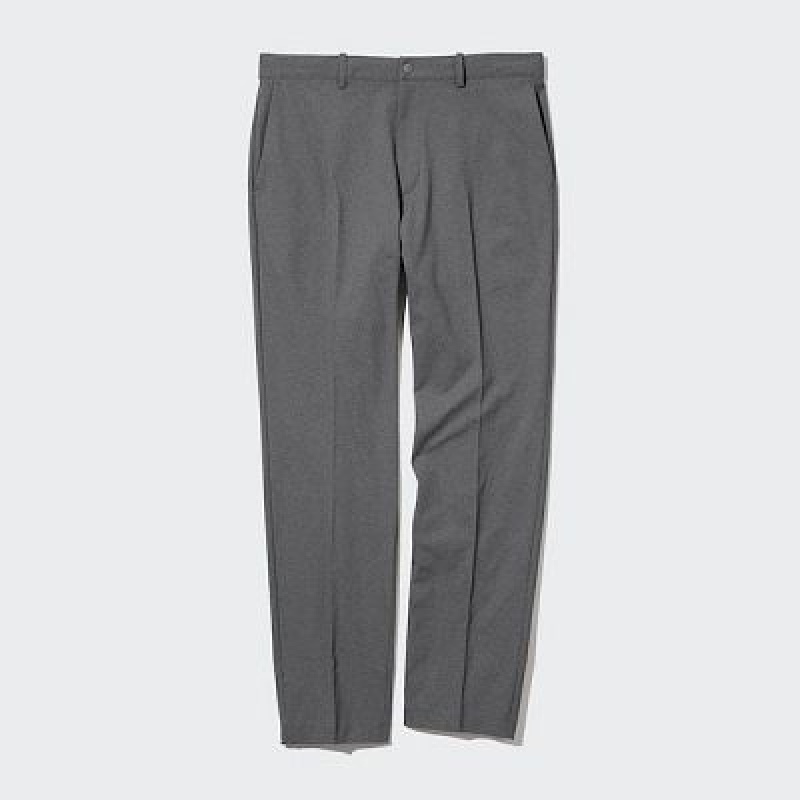 Pantalon Uniqlo Smart Ankle (Ultra Stretch) Hombre Negras | 140839_PE