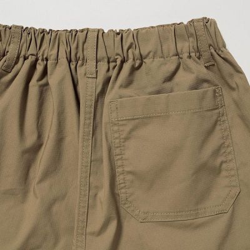 Pantalon Uniqlo Stretch Warm Lined Niños Beige | 315984_PE