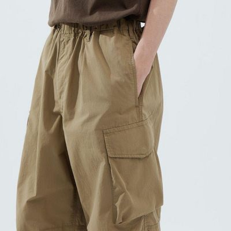 Pantalon Uniqlo U Wide-Fit Parachute Cargo Mujer Negras | 438612_PE