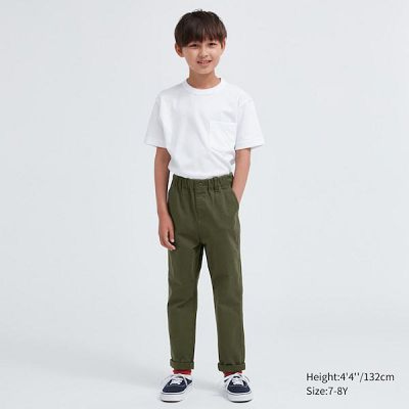 Pantalon Uniqlo Ultra Stretch Wide Niños Negras | 130254_PE