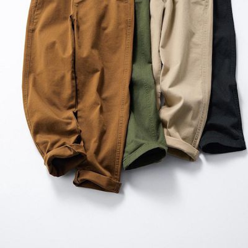 Pantalon Uniqlo Ultra Stretch Wide Niños Verde Oliva | 437059_PE