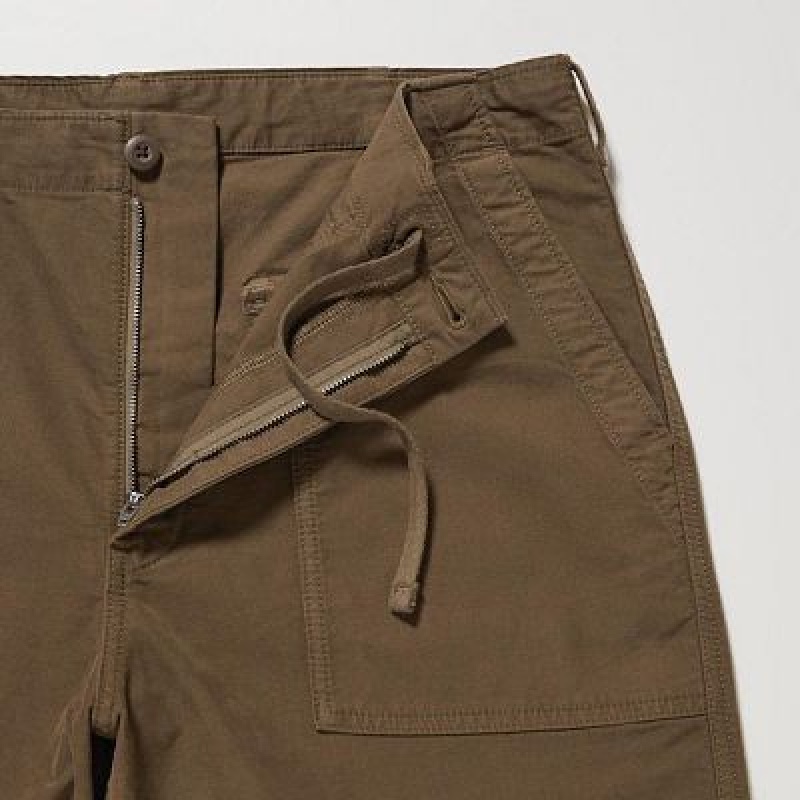 Pantalon Uniqlo Utility Work Hombre Verde Oliva | 912503_PE