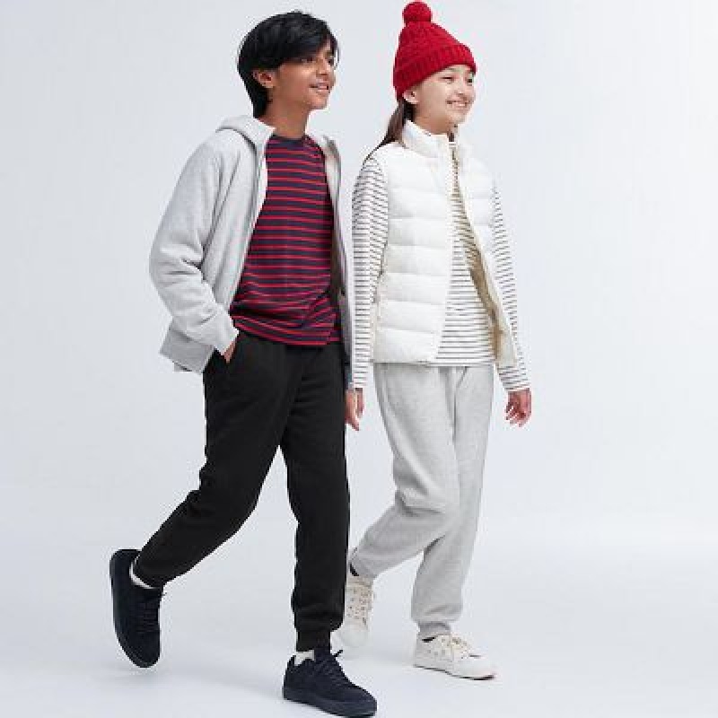 Pantalones Deportivos Uniqlo Pile-Lined Niños Negras | 603457_PE