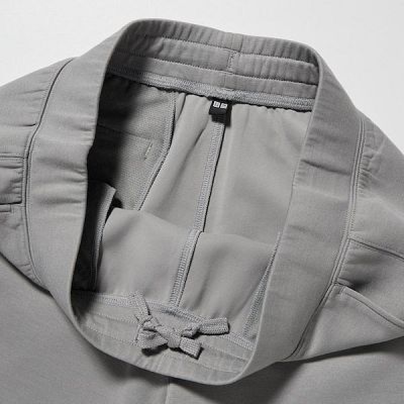 Pantalones Deportivos Uniqlo Stretch Dry Hombre Gris | 439560_PE