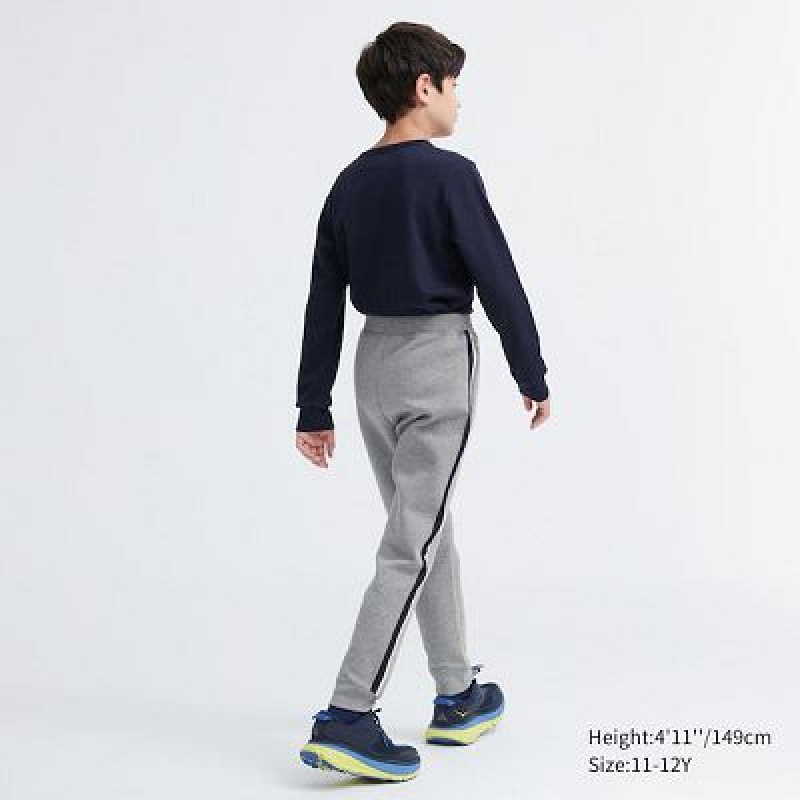 Pantalones Deportivos Uniqlo Ultra Stretch Dry Niños Gris | 58631_PE