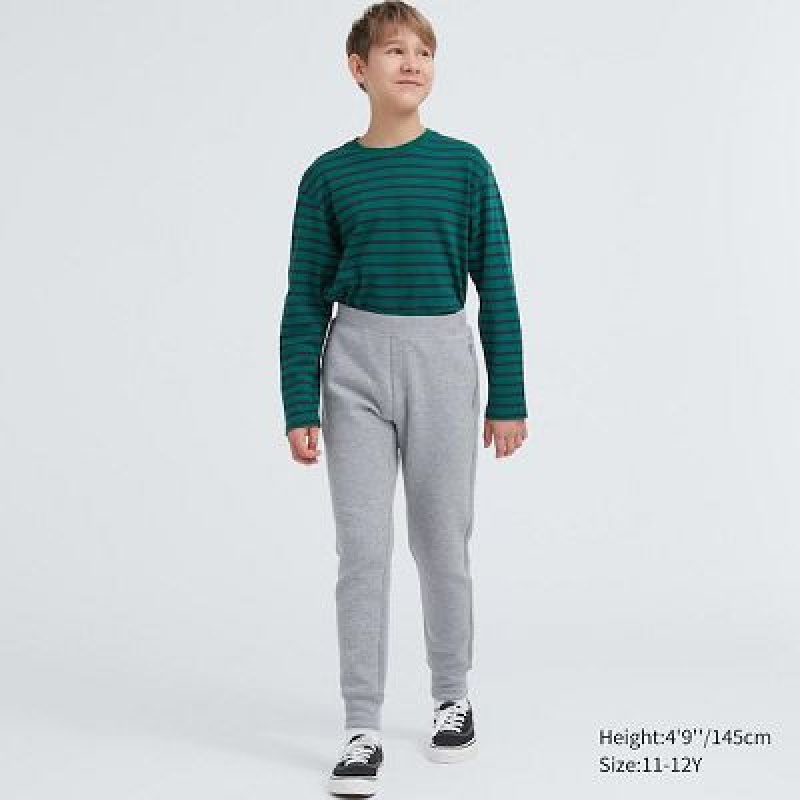 Pantalones Deportivos Uniqlo Ultra Stretch Dry Niños Gris | 627913_PE