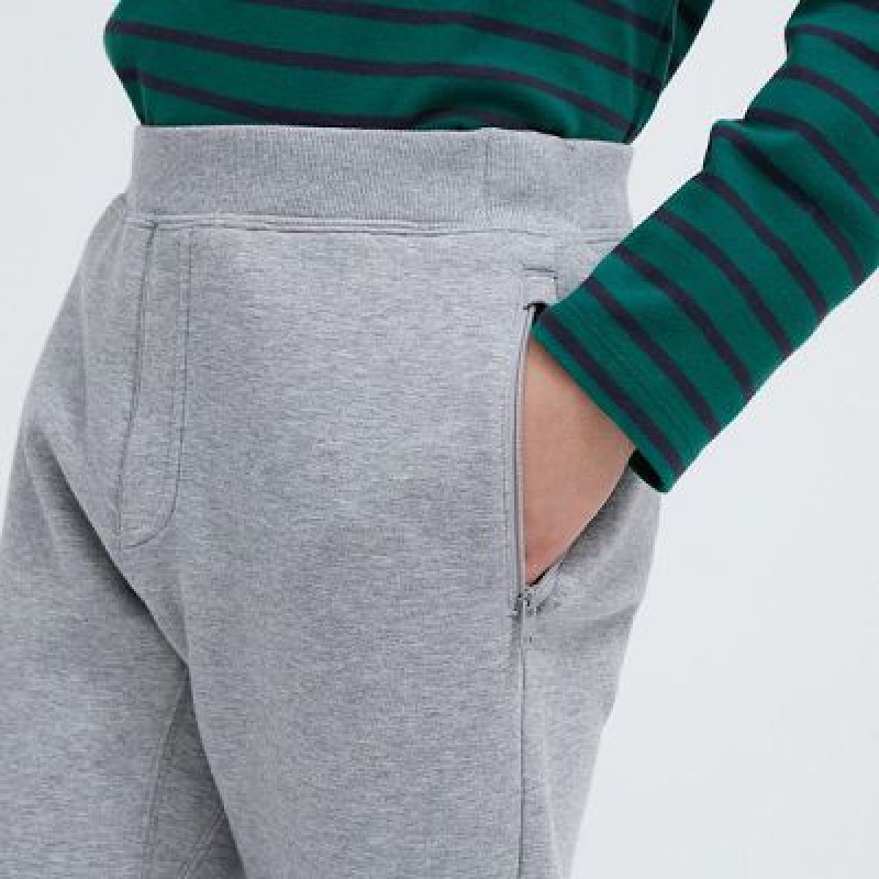 Pantalones Deportivos Uniqlo Ultra Stretch Dry Niños Gris | 627913_PE