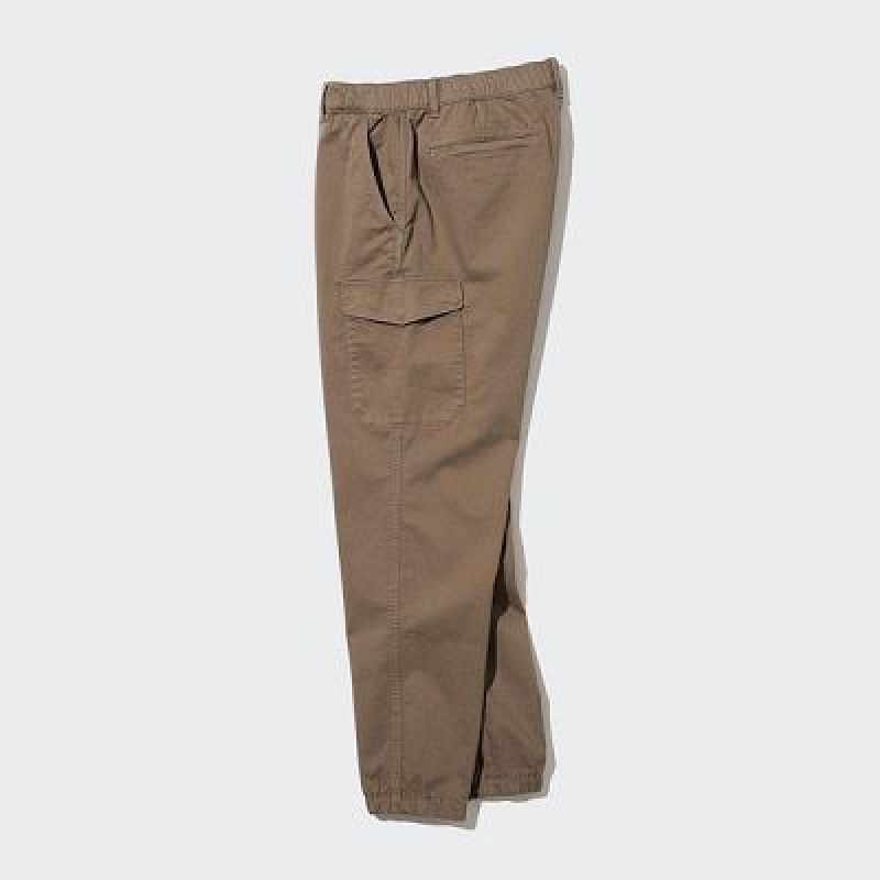 Pantalones Jogger Uniqlo Cargo Hombre Negras | 683714_PE