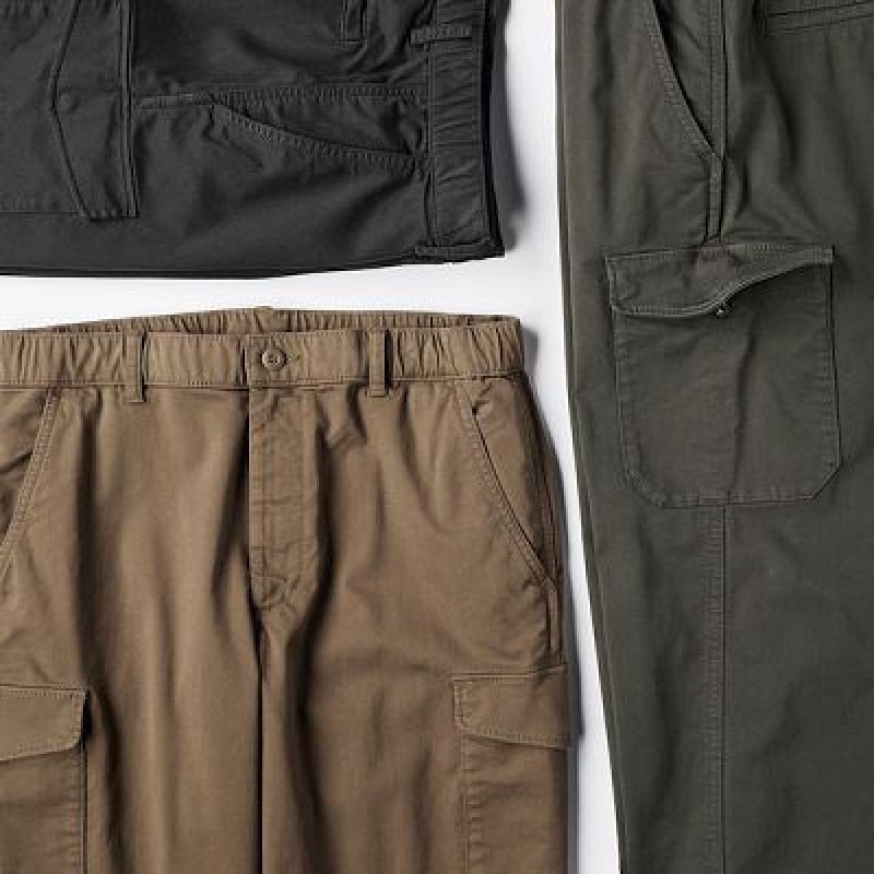 Pantalones Jogger Uniqlo Cargo Hombre Verde Oliva | 532796_PE