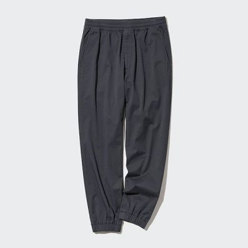 Pantalones Jogger Uniqlo Cotton Relaxed Hombre Gris | 32465_PE