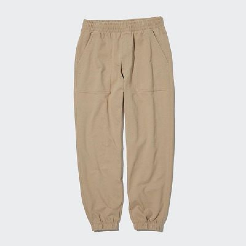 Pantalones Jogger Uniqlo Washed Jersey Hombre Verde Oliva | 809254_PE