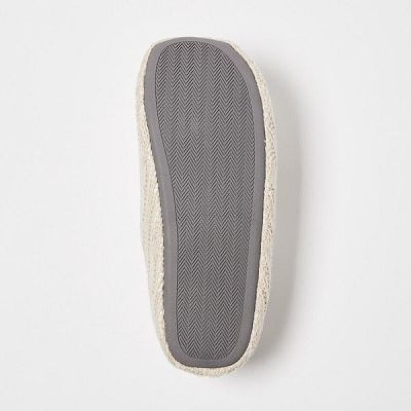 Pantuflas Uniqlo Cable Knit Mujer Natural | 458639_PE