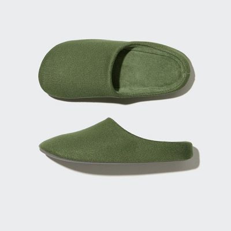 Pantuflas Uniqlo Sweat Jersey Hombre Verde | 876954_PE