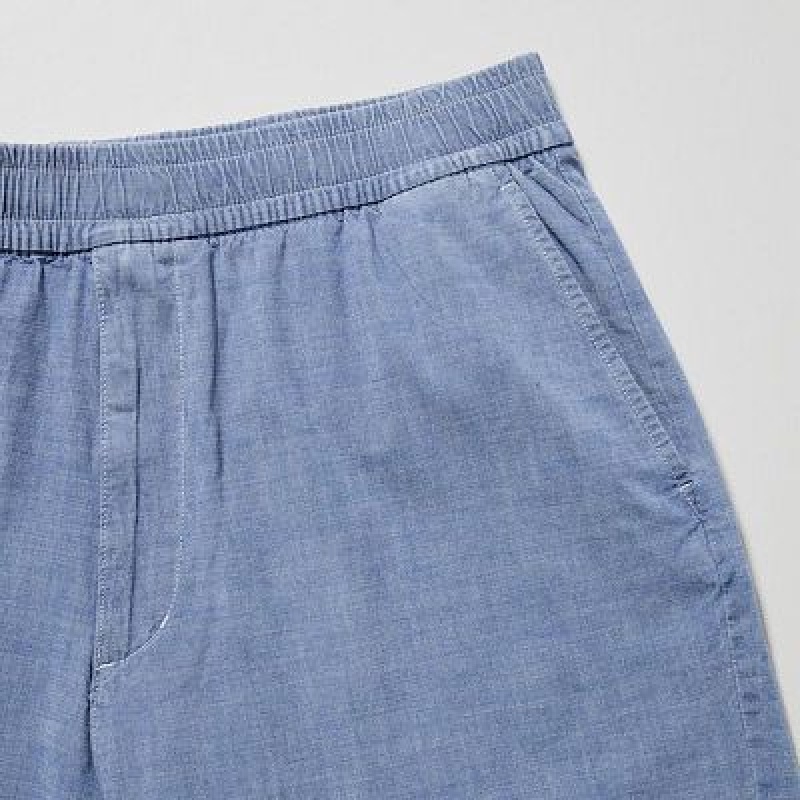 Short Uniqlo Chambray Stretch Easy (8