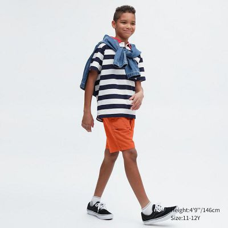 Short Uniqlo Geared Niños Moradas | 964073_PE