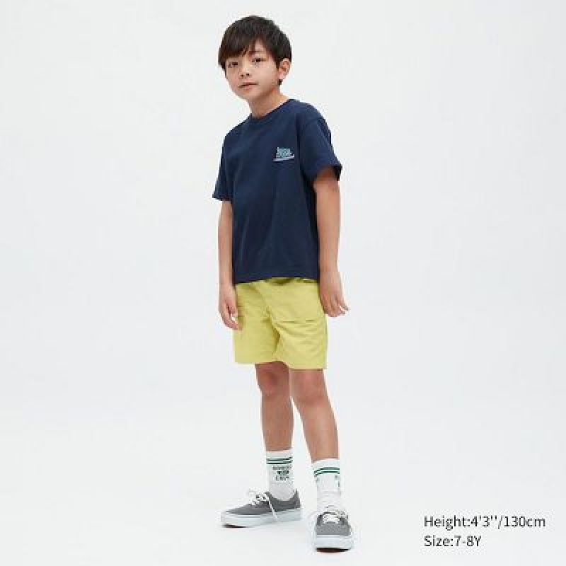 Short Uniqlo Geared Niños Moradas | 964073_PE