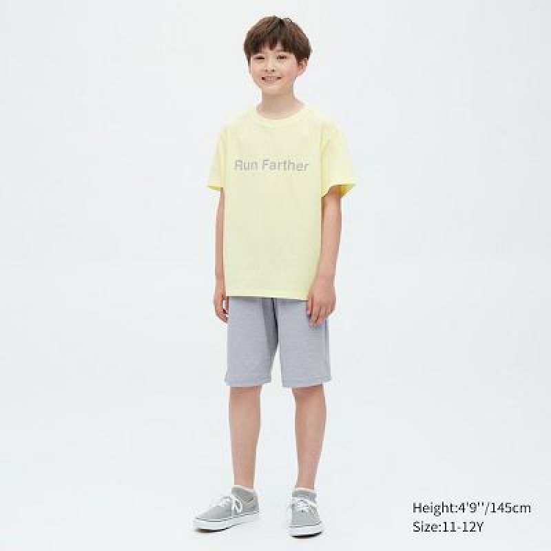 Short Uniqlo Ultra Stretch DRY-EX Niños Azules | 490271_PE