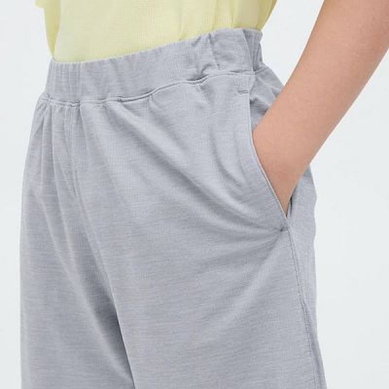 Short Uniqlo Ultra Stretch DRY-EX Niños Azules | 490271_PE