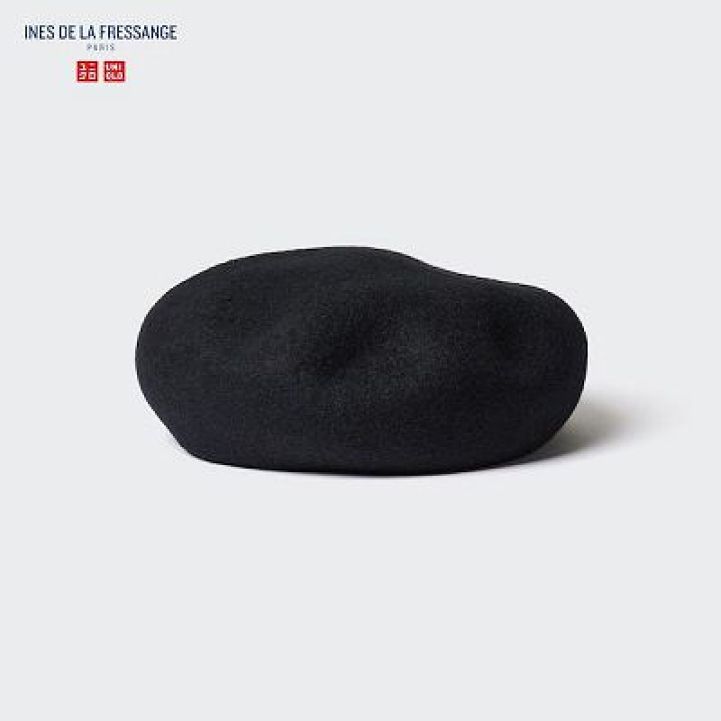 Sombreros Uniqlo Lana Beret Mujer Negras | 952708_PE