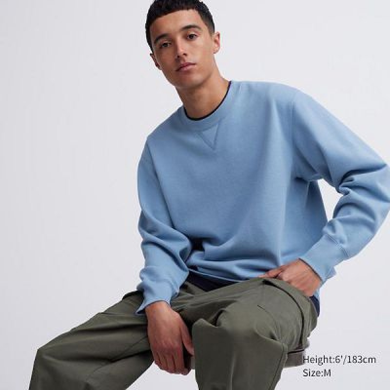 Sudaderas Uniqlo Sweatshirt Hombre Azules | 475926_PE