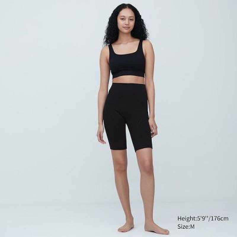 Sujetadores Uniqlo Wireless (Seamless) Mujer Negras | 430792_PE