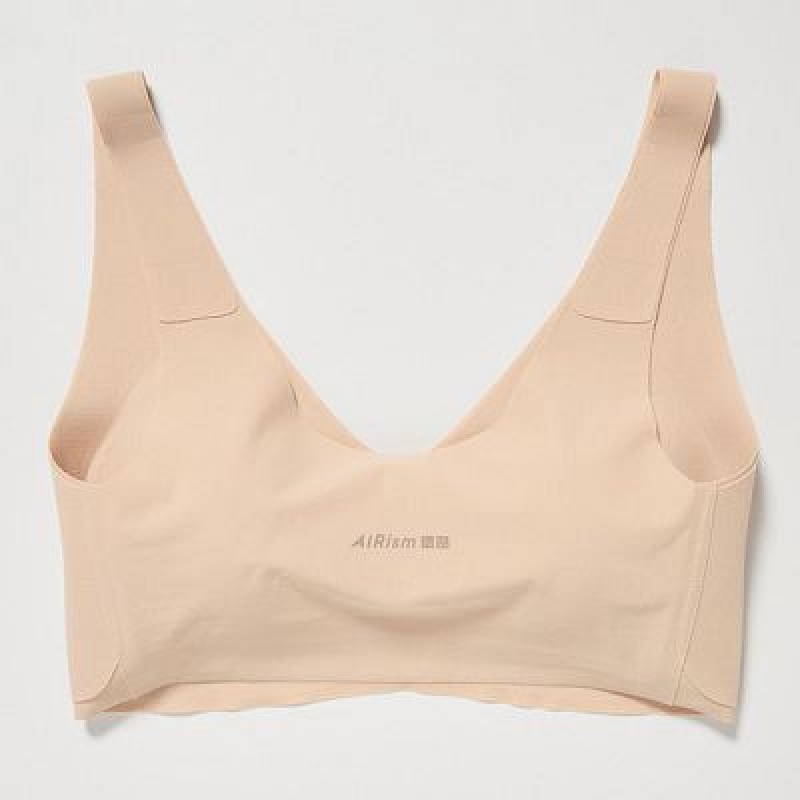 Sujetadores Uniqlo Wireless (Ultra Relax) Mujer Beige | 603489_PE