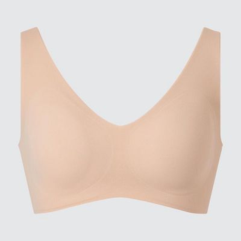 Sujetadores Uniqlo Wireless (Ultra Relax) Mujer Rosas | 154263_PE