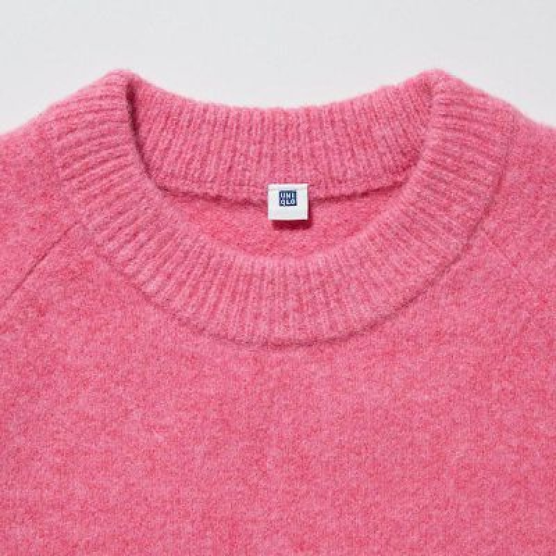 Suéteres Uniqlo Souffle Yarn Long-Sleeve Niños Blancas | 184209_PE