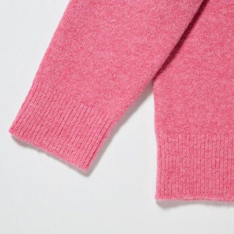 Suéteres Uniqlo Souffle Yarn Long-Sleeve Niños Blancas | 184209_PE