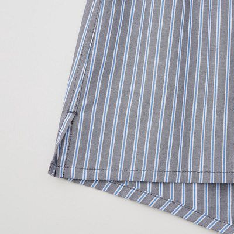 Trunks Uniqlo Woven A Rayas Hombre Rojas | 612748_PE