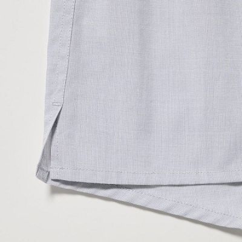 Trunks Uniqlo Woven Broadcloth Boxers Hombre Azul Marino | 362795_PE