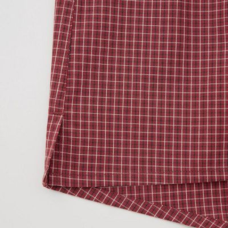 Trunks Uniqlo Woven Checked Hombre Azules | 681372_PE