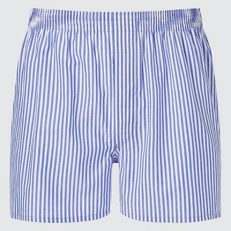 Trunks Uniqlo Woven London A Rayas Hombre Azules | 187036_PE