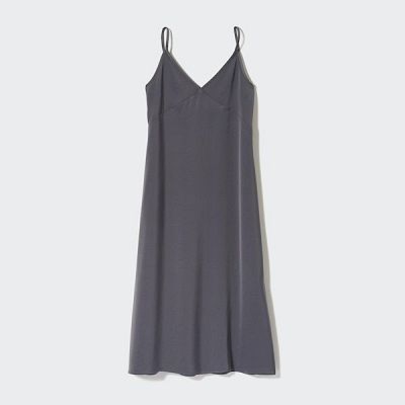 Vestido Uniqlo Camisole Midi Mujer Gris | 239086_PE