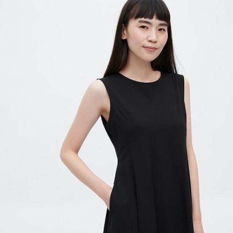 Vestido Uniqlo Ultra Stretch AIRism Sleeveless Mujer Blancas | 760324_PE